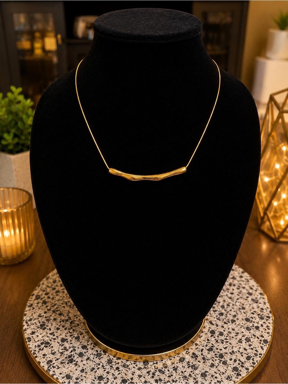 Elegant Gold Bar Necklace - Minimalist Women’s Jewelry